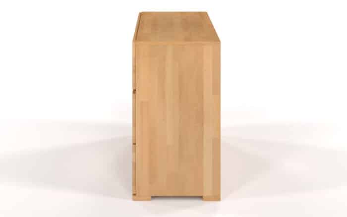 Comodă TerraCraft, Lemn Masiv Fag, 2+2 Sertare, 120x45x81cm - imagine 4