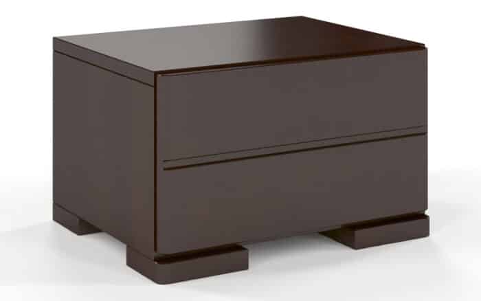 Noptieră TerraCraft, 1 Sertar, Lemn Masiv Fag, 40x34x25cm - imagine 2