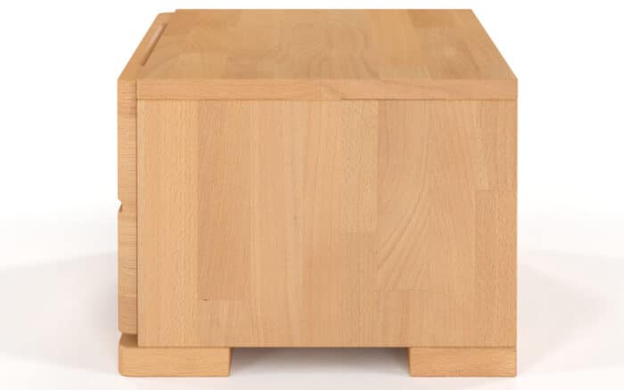 Noptieră TerraCraft, 1 Sertar, Lemn Masiv Fag, 40x34x25cm - imagine 4