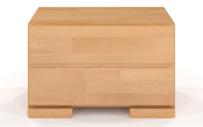 Noptieră TerraCraft, 1 Sertar, Lemn Masiv Fag, 40x34x25cm - imagine 5