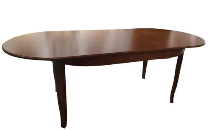 Masă Dining Ella, Extensibilă, 165/220x100x78cm, Lemn masiv - imagine 3
