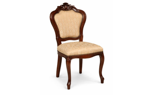 Scaun Tapitat Briston, Lemn Masiv, 58x57xH102 cm