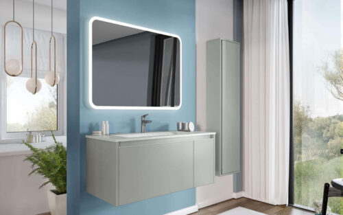 Set Mobilier Baie Suspendat Araceli, 80 cm, Personalizabil