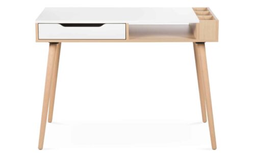 birou copii sophie natur, lemn masiv, 111x55x179 cm