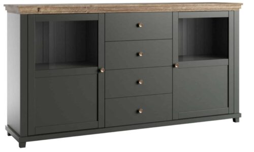 bufet jardon, 181x42x93cm, grafit