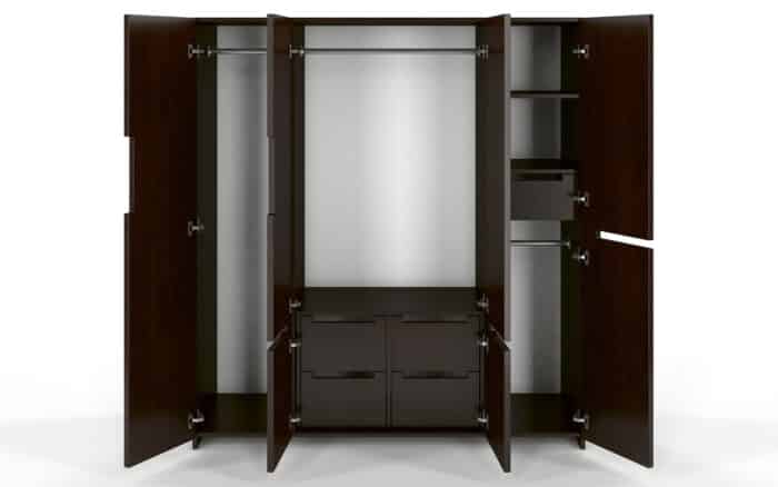 dulap terracraft, lemn masiv, 128x60x180
