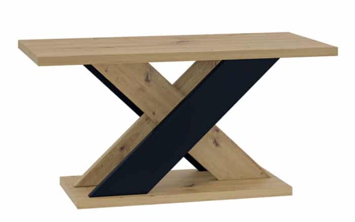 masă dining extensibilă arbor essence, 120/160x90 cm, negru (copiază)