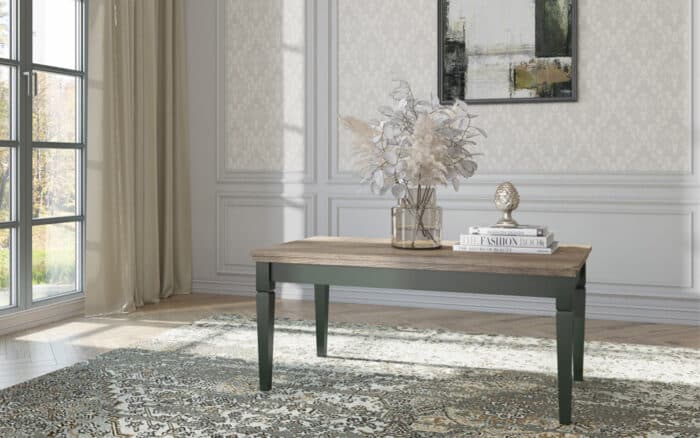 masă de cafea jardon, 110x50x60cm, alb (copiază)