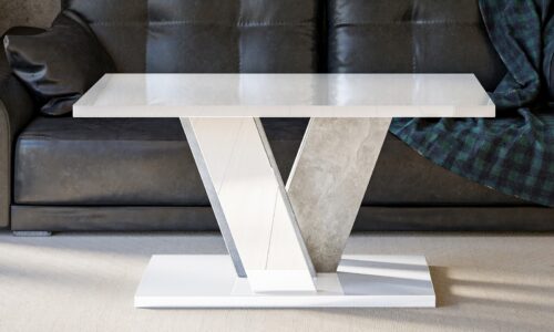 măsuță de cafea bellavista, 110x70 cm, alb