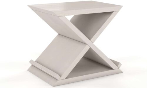 noptieră terracraft, 1 sertar, lemn masiv pin, 45x35x32cm