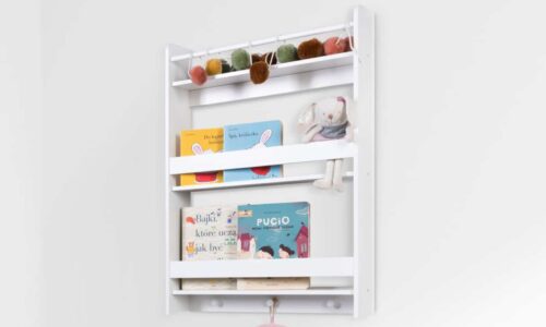 raft suspendat pentru copii sophie natur, lemn masiv, 59x14x84 cm