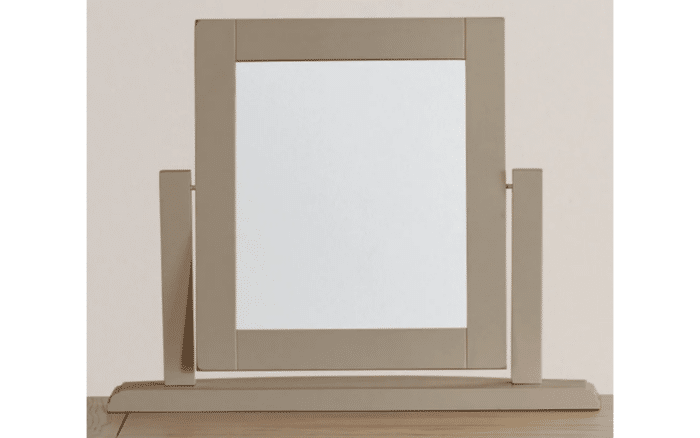Oglindă Ives, Lemn Masiv, Personalizabilă, Gri, 60 x 16 x 46 cm - imagine 2