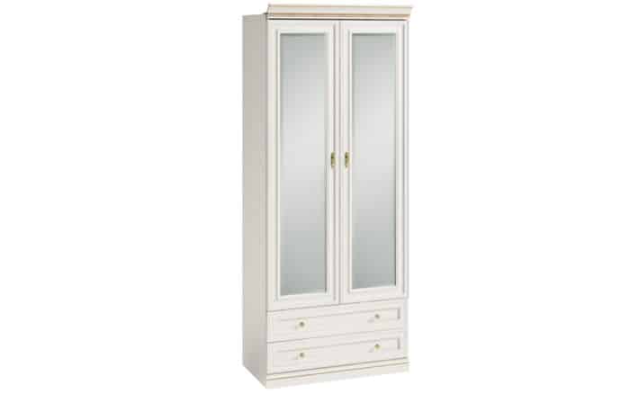 Dulap Vanna VII, 2 Uși, Lemn Masiv, 100,4 x 62,5 x 245,8 cm