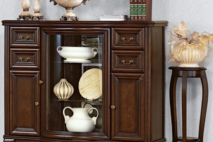 Măsuță de Perete Weston, Rotundă, Nuc, Ø 28 cm - imagine 2