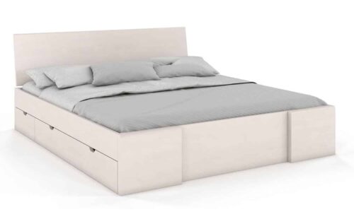 pat terracraft, model 3, cu sertar, lemn masiv pin, personalizabil (copiază)