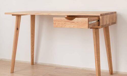 birou samson i, lemn masiv stejar, 120x62cm