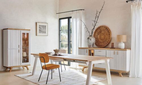 masă dining fusion, lemn masiv, 39 x 60 x 120 cm (copiază)