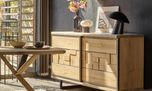 comodă prime, lemn masiv, 94 x 50 x 225 cm