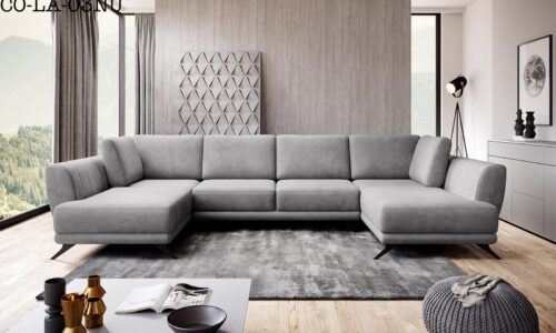 colțar larco's formă u extensibil, 362x191cm, personalizabil