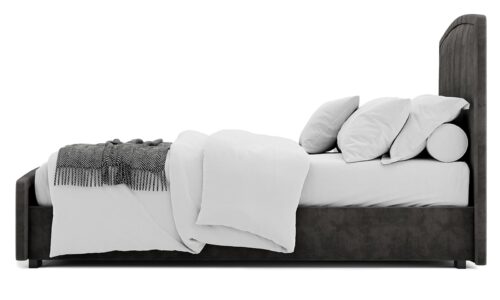 pat misha tapitat cu saltea 120/140/160/180x200cm