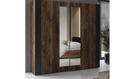 pat silvya, 140/160/180x200cm, stejar fumuriu