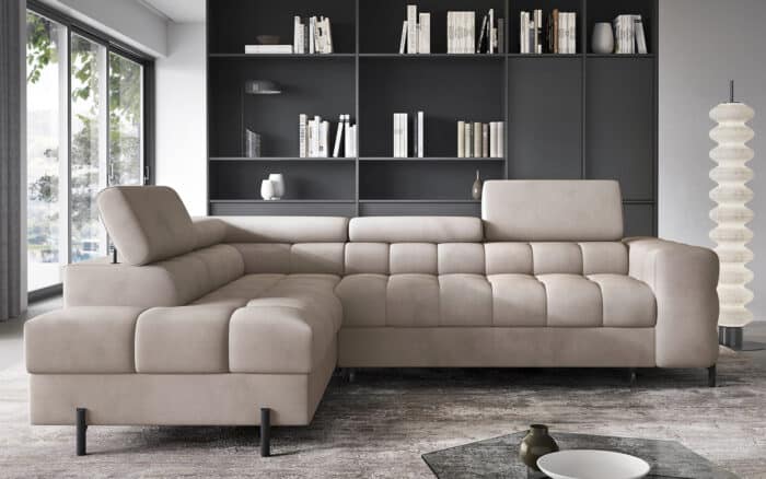 colțar ferry, material paros 02(crem), colt stanga