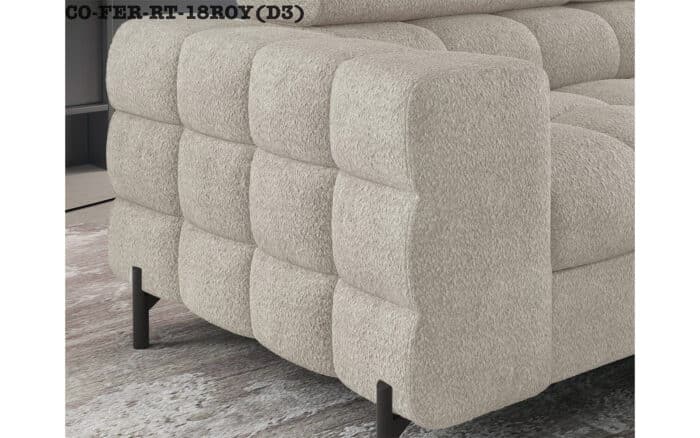 colțar ferry, material paros 02(crem), extensibil, colt stanga