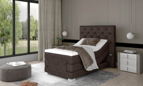 pat tapițat chloe, personalizabil, 90x200cm, reglabil electric