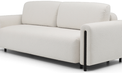 canapea cosmoflex, extensibila, material jaffray 01, baza neagra