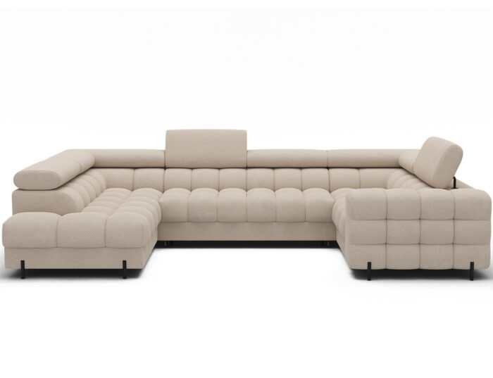 Colțar Formă U, Extensibil Factory, 346x205cm, Personalizabil - imagine 52