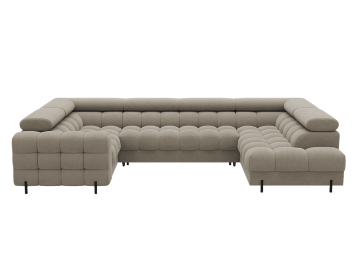 Colțar Formă U, Extensibil Factory, 346x205cm, Personalizabil - imagine 61