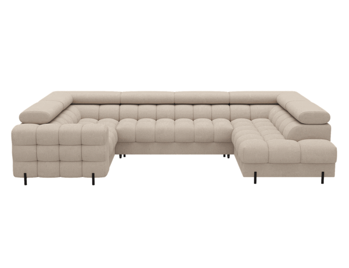 Colțar Formă U, Extensibil Factory, 346x205cm, Personalizabil - imagine 49