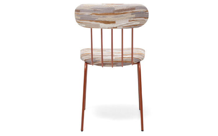 Scaun Miki, Cadru Metalic Sudat, Design Compact, Personalizabil - imagine 2