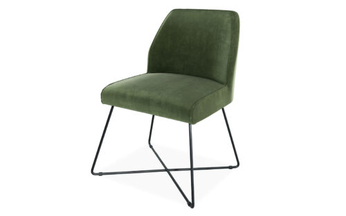 Scaun LOFT cu bază metalică, 56×83×63 cm - imagine 2