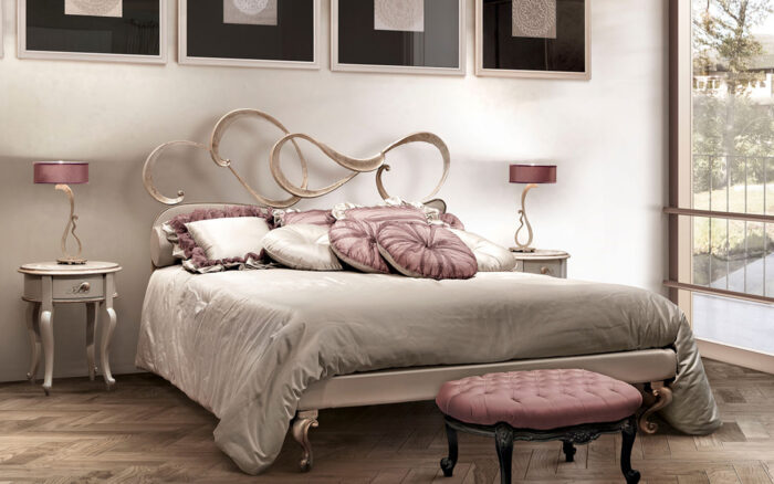 Pat Sandy – cu tablie metalica, 160x200 / 180x200 cm