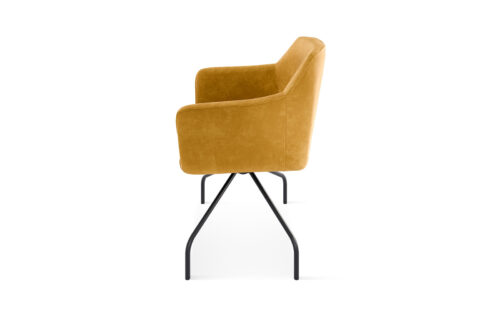Scaun SCARLET cu bază pivotantă, 62×83×61 cm - imagine 2