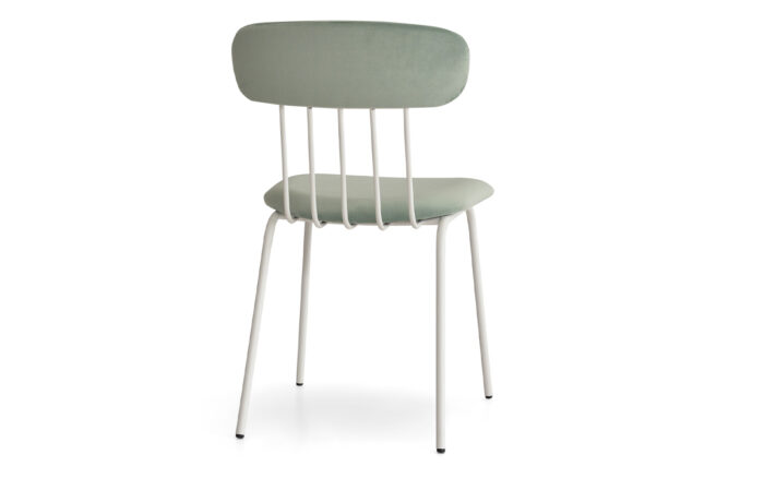 Scaun Miki, Cadru Metalic Sudat, Design Compact, Personalizabil - imagine 3