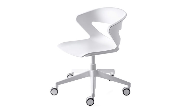 Kicca – Scaun pivotant cu 4 picioare pe roti - imagine 3