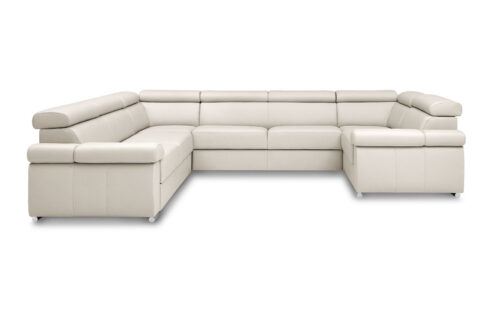 Colțar Zoom cu pat și ladă de depozitare – 333×91×261 cm