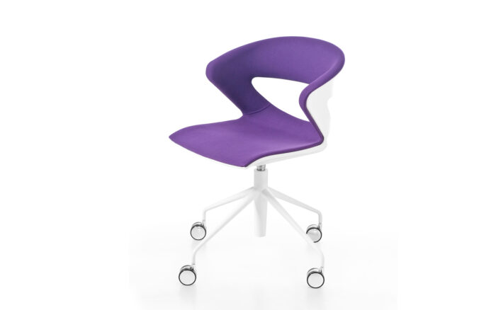 Kicca – Scaun pivotant cu 4 picioare pe roti - imagine 4