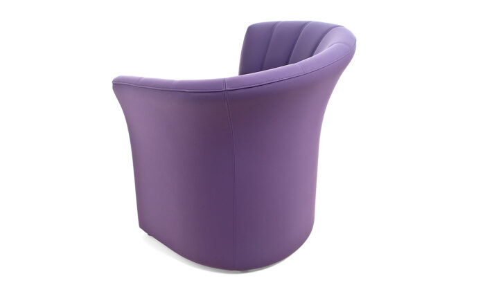 Fotoliu Kosa – design curbat, complet tapitat, picioare fixe - imagine 4