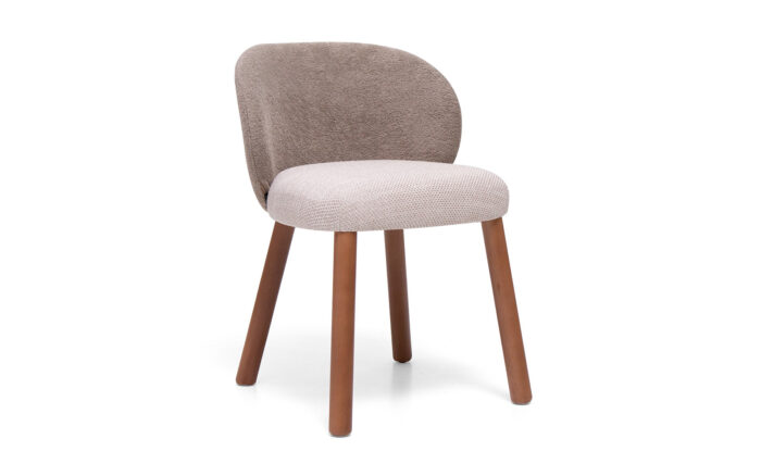 Scaun Koko PG Basic Madera, Lemn Masiv de Fag cu Spătar Curbat, Personalizabil