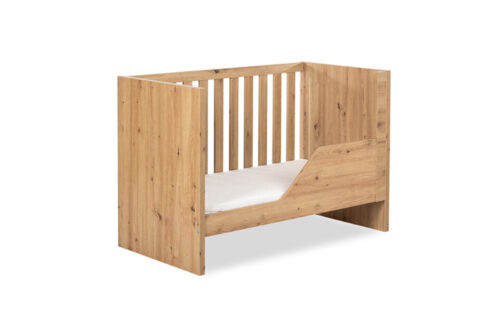 Pătuț pentru bebeluși Amelie, 120×60cm, cu bară de protecție - imagine 2