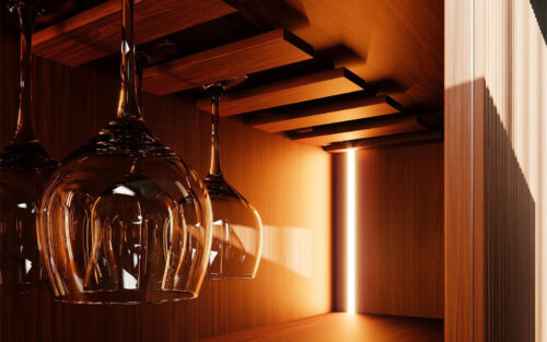 Bar Winston, lemn masiv, 112×36×112 cm - imagine 3
