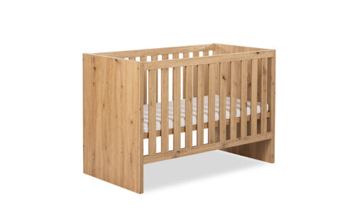 Pătuț pentru bebeluși Amelie, 120×60cm, cu bară de protecție - imagine 3