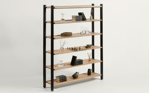 Bibliotecă Steekla, 152×39×183 cm - imagine 3