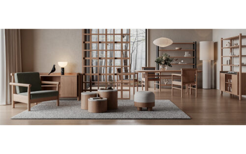 Bibliotecă Steekla, 152×39×183 cm - imagine 2