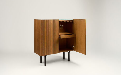 Bar Winston, lemn masiv, 112×36×112 cm - imagine 6