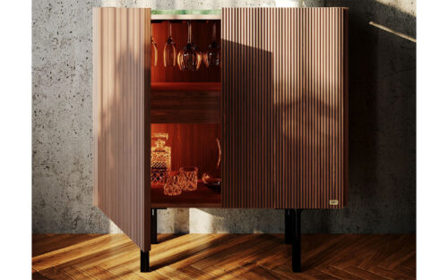 Bar Winston, lemn masiv, 112×36×112 cm - imagine 8