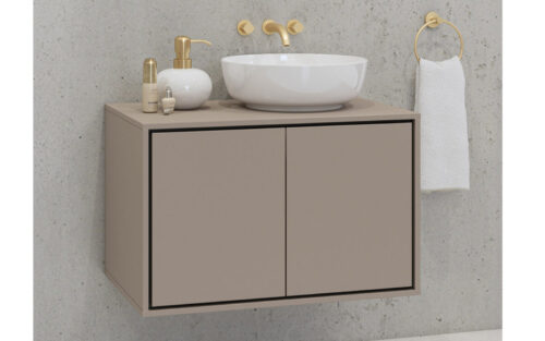 Dulap baie Irvella pentru chiuvetă, 78×51×48 cm - imagine 2